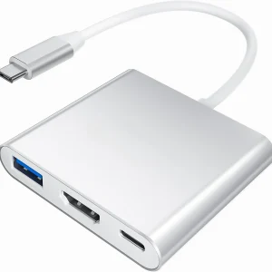 10PCS New Hot Sale 4K30Hz USB C To HDMI 3-in-1 Adapter 100W PD Fast Charging 5GBps For Laptop/iPhone/Samsung/HUAWEI/XIAOMI