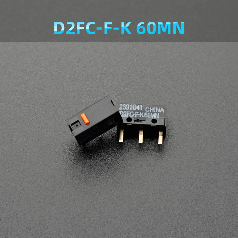 2pcs Mouse Micro switch Microswitch D2FC-F-K 60MN For Logitech G304 305 G403 G502 G603 G703 G900 G903 D2FC-F-7N 10M 20M