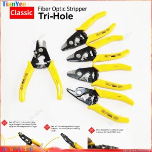5pcs/lot Fiber Stripping pliers F11301T Three Segmented Stripping Design Miller Wire stripper promotion sale fast shipping