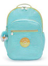 67%OFF WEEKEND DEAL!! Kipling Seoul XL Aqua Nylon 17” Backpack