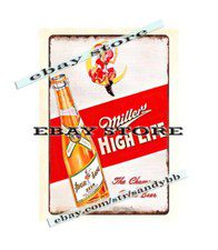 bardrink Beer brewery man cave dinning metal tin sign old signs sale