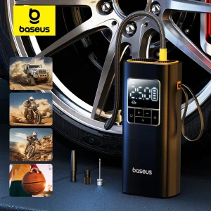 Baseus Wireless Air Pump Portable Tire Inflator Air Compressor with Digital Display for Car Motorcycles Bicycle Electric Pump