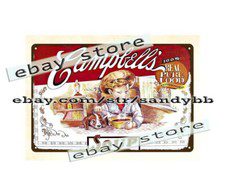 Campbell's Soup metal tin sign nostalgic metal artwork sale