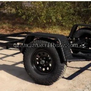 （Factory Direct Sale）Two Axle Transport Utility Trailer Farm Tractor Trailer Frame
