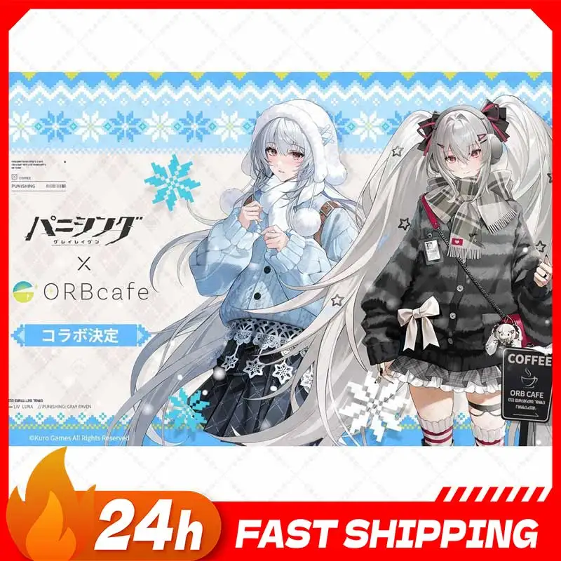 GRAY RAVEN:PUNISHING 6th Anniversary Link ORBcafe Acrylic Stand Luna Figure Standing Plate Liv Figur Winter Acrylic Statue Toy