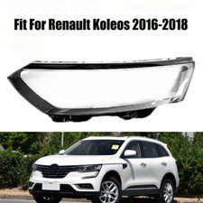 Headlight Headlamp Clear Lens Left Cover for Renault Koleos 2016-2018