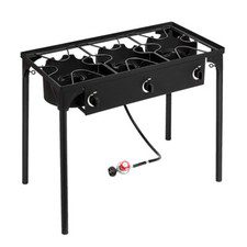 Hot Sale Outdoor Triple Burner High Pressure Propane Camp Stove 225000 BTU