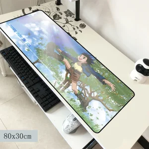 hunter x hunter mouse pad 800x300x2mm mats hot sales Computer mouse mat gaming accessories High-end mousepad keyboard pc gamer