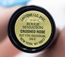 Lancome NEW RARE Rouge Sensation Lipstick Crushed Rose Not for Individual Sale