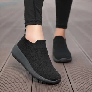 Lightweight Anti-skid Black School Shoes Woven Women's Running Sneakers Shose Women Sports Saoatenis Sneakeres Cheaper Fit