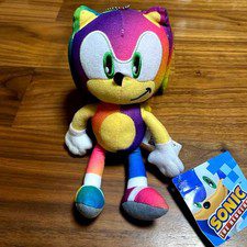 [Overseas Exclusive/Not for Sale] Rainbow Sonic Plush Toy with Tag - SEGA