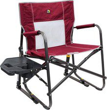 SALE- GCI OUTDOOR Freestyle Rocker XL with Side Table Camping Chair - Color: Red