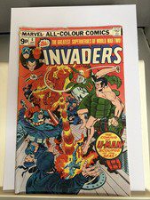 The Invaders # 4 -Marvel Comics 1975-Jack Kirby Cover slight damage low price