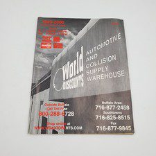 World Discounts Auto Collision Supply Catalog 1999-2000 Buffalo NY Parts Ephemer