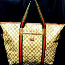 Year End Half Sale Big 58cm Old GUCCI Bag Sherry Line