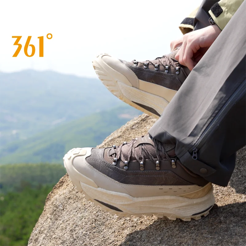 361 Degrees Men Shoes Casual Thick-soled Soft Breathable Rebound Versatile Grippy Trendy Stable Outdoor Sneakers Male 672542214