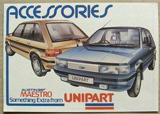 AUSTIN MAESTRO ACCESSORIES By UNIPART Car Sales Brochure c1986 #830001