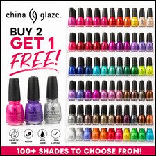 China Glaze Nail Polish Lacquer YOU CHOOSE COLORS ❗ Buy 2 Get 1 Free SALE