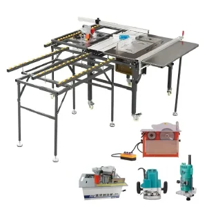 【Factory Price】2024 Best Price Multifunction Precision Small Wood Cutting Machine Sliding Table Panel Saw for Woodworking Slid