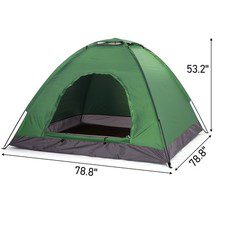 Hot sale! Brand New 3-4 Person Camping Dome Tent Army Green --