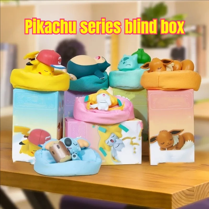 Popular New Dreamy PokÉ Mon Pok É Mon Blind Box Pikachu Kirby Beast Hand Office Cute Desktop Decoration Small Ornament Doll Gift