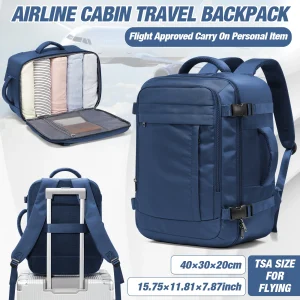Ryanair Cabin Bags 40x30x20 Underseat Travel Backpack, Men Convenient Outdoor Backpack Business Backpack Storage Laptop Bag
