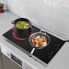 2 Burner Induction Cooker Cooktop 1500W Digital 2 Burner Electric Cooktop SALE