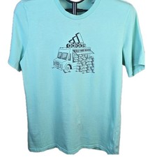Adidas Food Truck Sneaker Sale Graphic Short Sleeve Crew Neck Men's Tee Medium