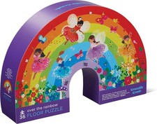 Crocodile Creek Over The Rainbow 36-Pc Jigsaw Floor Puzzle Kids Ages 3-5, 24x18