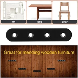 【Flash-Deal!】20Pcs Straight Brackets 4 Inch Straight Brace Flat Mending Plates, Repair Fixing Joining Brackets For Wood Furnitur