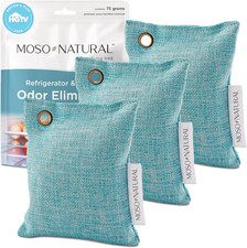 ﻿ Fridge Odor Eliminator (3 Pack) HGTV Editor’S Pick, Bamboo Charcoal Refrigera