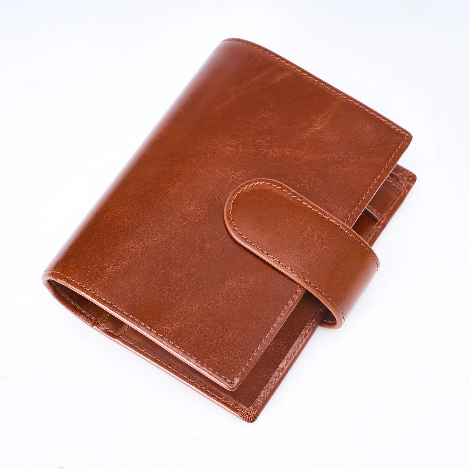 Smartfee Pocket Budget Planner A7 planer Binders Oil Waxy Skin Genuine Leather Organizer Notebook Agenda