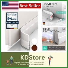 Under Door Seal Strips - 5-Pack Draft Stopper with Strong Adhesive, 2" H x 39" L