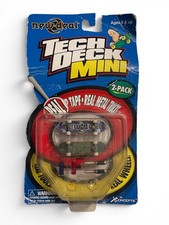 Vintage 1998 Tech Deck Mini New Deal Skateboard 2-Pack X-Concepts Rare NIP Flaw