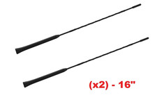 16" 2-pack Fuba AM/FM/XM/CB Mast Antennas for Honda Goldwing GL1500 1988-2000