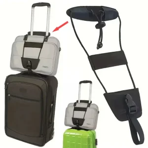 1pcs Luggage Straps with Cross Shaped Straps Wear-resistant Expandable and Load Reducing Oxford Cloth Elastic Rope