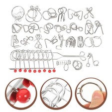 25 Pcs Stem Toys Puzzle Games Mini Puzzles for Kids Interlocking
