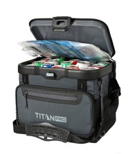 [BIG SALE] Titan Arctic Zone 30 Can Soft Cooler Bag - Sharkskin Gray