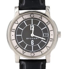 Bvlgari Solo Tempo ST35S/ST35SLD SS Quartz Watch No Maintenance Discounted