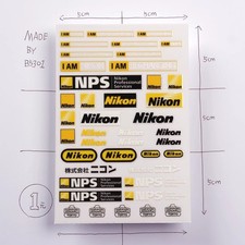 DIY Logo Decal badge For Nikon Camera DSLR Tripod Moisture-proof Box Flash Hood