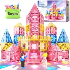 Magnetic Tiles Diamond Building Blocks Princess Castle 3-8 Years Soyee Toys Boys