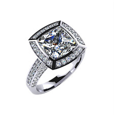 Sale ! 4.90 Ct Cushion Cut IGI Lab Grown 14k White Gold Diamond Engagement Ring