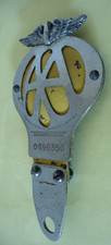 Vintage AA Badge & Fitting - No O696350 - Fair Condition - Bargain!