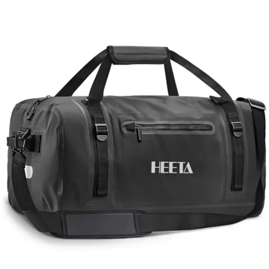 Waterproof Motorcycle Dry Bag, Waterproof Duffel Luggage Travel Bags with Zippered Closure Pocket, Shoulder Straps, Large Space