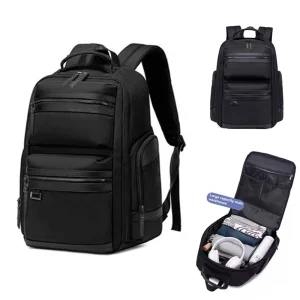 15.6inch laptop backpack，5Waterproof business travel backpack，Comes with anti-theft bag and luggage strap