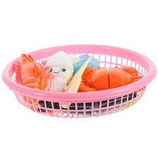 1 Set of Kids Simulation Crab and Fish Cutting Toy Set Early Educational Toys