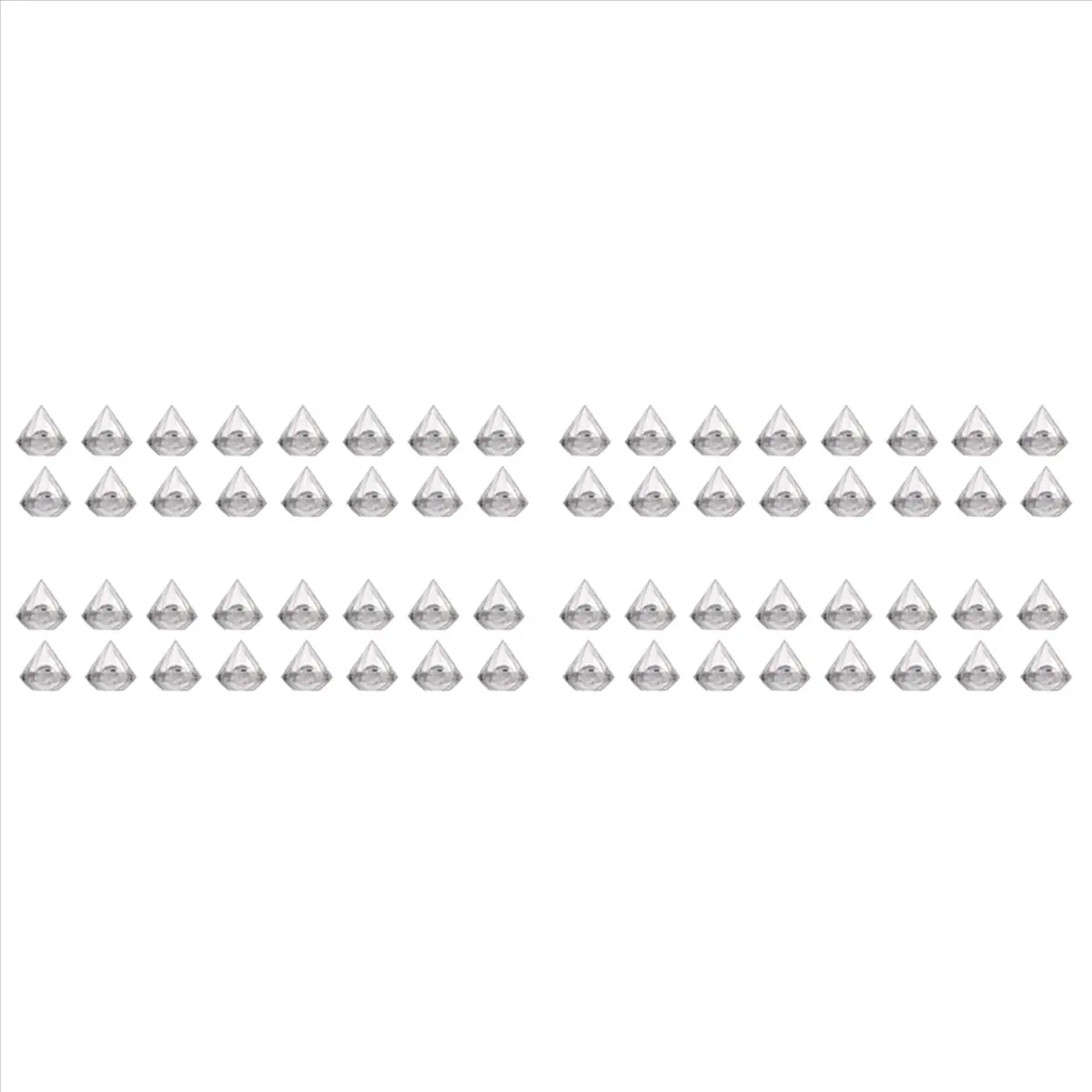 【FLASH-DEAL!】72PCS Transparent FOR Shape Candy Box Wedding Favor Gift Boxes Party Box Clear Plastic Container Home Decor Gift