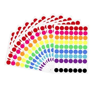 Limited-time special offer 700 PCS Dot Stickers 3/4 Inch Color Coding Labels Round Colored Dot Stickers, 0 Assorted Color Color