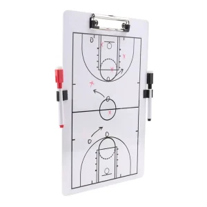 【New User-Coupon!】Coach Board Dry Erase Coaching Board Double Sided Design Strategy Board Whiteboard For Basketball