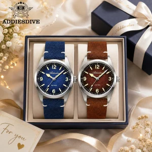 ADDIESDIVE 36MM 200M Waterproof Sapphire Glass Watches C3 Retro Super Luminous 316L Stainless Steel Women's Quartz Wristwatches